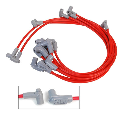  Juego De Cables De Bujia Msd, Chevrolet V8 Small Block