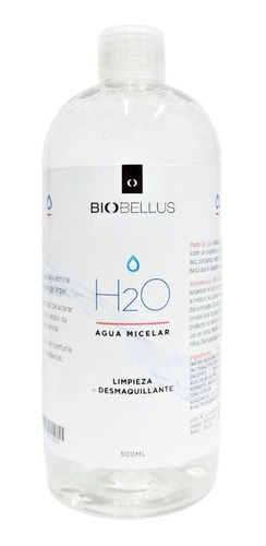 Agua Micelar X 500 Ml Loción Desmaquillante Biobellus