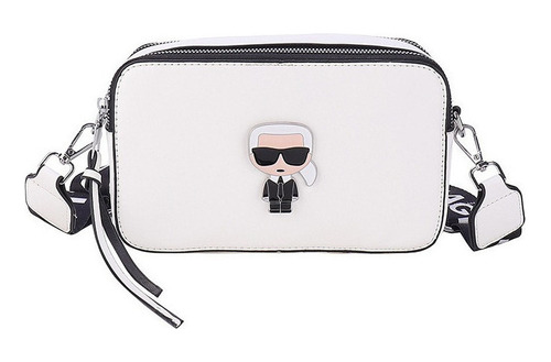 Eaeovni Bolso Bandolera De Cuero Karl Lagerfeld Nuevo