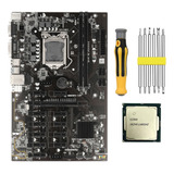 Placa Base Minera B250 Btc Con Cpu G3900 Y Destornillador, 1