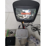 Playstation 1 Slim Modelo 101 Original Con Resident Evil 3