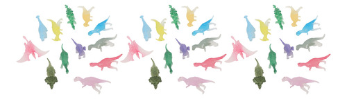 Juguete Elástico Portátil Con Forma De Dinosaurio, 36 Unidad