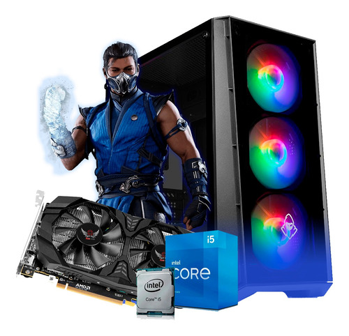 Cpu Pc Game I5 Barato Com 16gb + 30 Jogos + Placa De Video