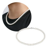 Collar De Perlas Aesthetic Minimalista Para Hombre Y Mujer