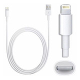 Cable Usb Para iPhone 5, 6, 7, 8 X 11 (1 Metro), Color Blanco