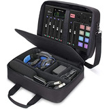 Usa Gear Audio Mixer Case - Podcast Mixer Case De Viaje Con 