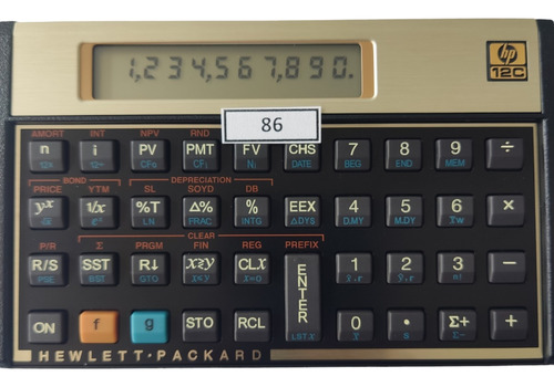 Calculadora Financeira Hp 12c Gold Português Modelo 86