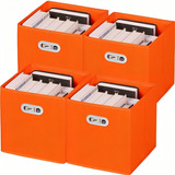 4pzs Cajas Organizadoras Tela Cesto Para Ropa Hogar Plegable