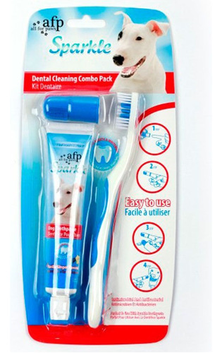 Afp Sparkle Set Dental Para Perro. Np Sabor Vainilla Y Jengibre