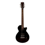 Guitarra Elétrica Preta Brilhante Sx Ee Series Ee3j Les Paul De Tilo 2000 Com Escala De Jacarandá