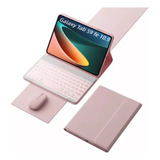 Funda+teclado Iluminado+ratón Para Galaxy Tab S9 Fe 10.9 Ç .