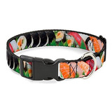 Hebilla De Plástico Hacia Abajo Clip Collar - Sushi Vivid - 