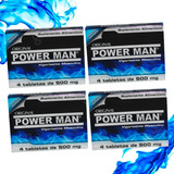 Power Man Cartera Pastilla Azul 16 Tabletas De 500 Mg