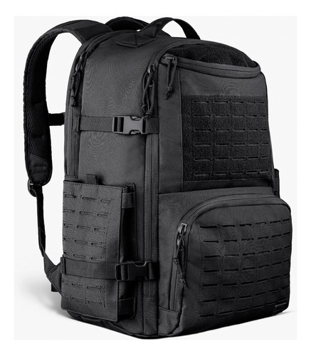 Mochila Tática Commander 50 Litros - Invictus Cor Preto Desenho Do Tecido Liso