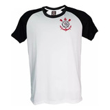 Camiseta Corinthians Raglan Jacquard Masculina 