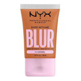 Base De Maquillaje Nyx Bare With Me Blur Color Caramel 30 Ml