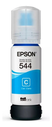 Botella De Tinta Epson T544 Original Cian L3110 L3150 L5190