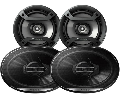 Combo Pioneer Parlantes 6 6,5 Pulgadas Coaxial + 6x9 90w Rms