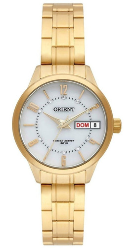 Relogio Feminino Orient Dourado Pequeno Original Fgss2004