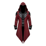 Chaqueta Con Capucha Estilo Gótico Assassin Creed Steampunk