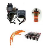 Kit Distribuidor Electronico + Bobina Ferrazzi + Cables Ferrazzi Competicion 9mm + Bujias Chevrolet 400 Chevy C10 Apache