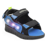 Sandalias Con Luces Addnice Hawaii Niño Azul Solo Deportes