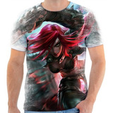 Camiseta Camisa Personalizada League Of Legends Lol Katarina