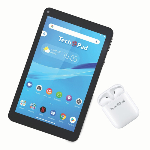Tablet Tech Pad X9 16 Gb + Audifonos Earbuds Tws Buds