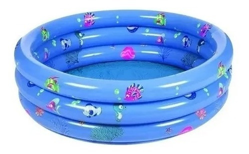 Piscina Inflable Para Niños Niñas 100x40 Cm Verano 3 Anillos