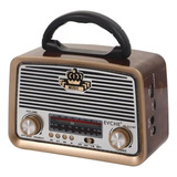 Radio Portatil Recargable Am Fm Mp3 09027