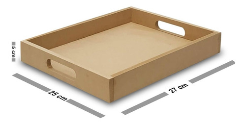 Caja De Madera Decorativa Para Regalo O Desayuno Sorpresa 