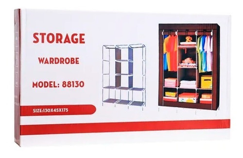 Practico Armario Closet Ropero Armable Grande 88130