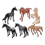 6 Modelos De Figuras De Caballos, Colección De Simulación En