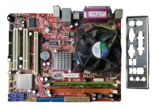 Placa Mãe Msi G31m3-l V2/ms-7529 C/ Espelho E Cooler (3482)