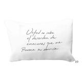 Almohadón Frases Amor Regalo Novio Novia Funda Lavable 30x50