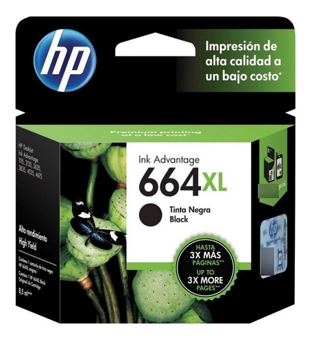 Cartucho Original Hp 664 Xl Negro Hp 2135 3635 4535