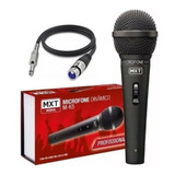 Microfone C/fio Dinamico Profissional M-k5 Cabo 3mts Mxt