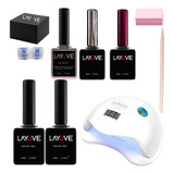 Layuve - Kit De Gel Semi Permanente Completo - Uñas