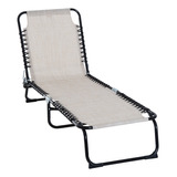 Outsunny Silla Plegable Para Piscina, Silla De Bronceado Pa.