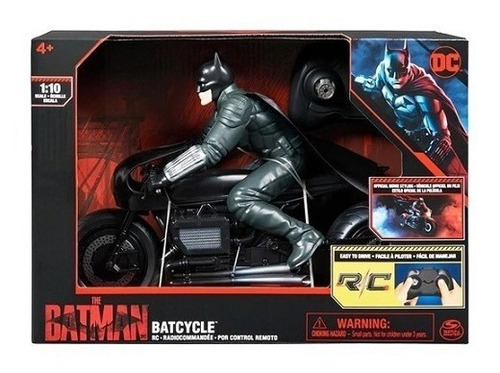 Batman Moto Radio Control Con Luces
