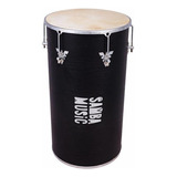 Tantam Phx Samba Music 70cm X 14pol Preto Wood Couro Animal