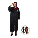 Harry Potter Disfraz Tunica Lente Y Corbatin Disfraz Adulto Halloween 