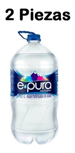 Agua Natural Epura 2 Pack Garrafón De 10.1l C/u