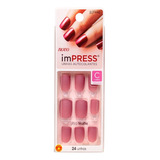 Unhas Autocolantes Kiss Ny Impress Classic Curto Bip440br