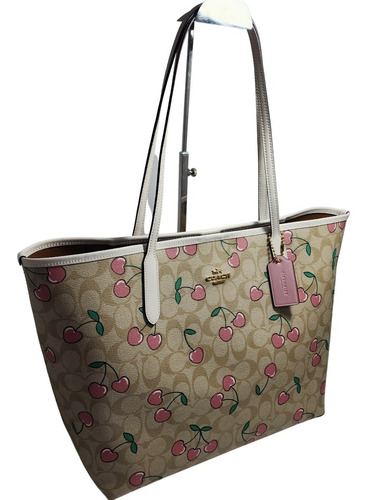 Bolsa Tote Coach Original Modelo Cherry Signature City 