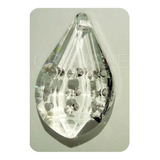 10 Almendra 3d Cristal Cortado D 3.7 Cm Para Candil Cortinas