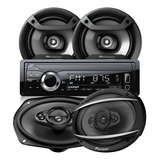 Stereo Bluetooth Con Parlantes Pioneer 6x9 + 6,5 Pulgadas