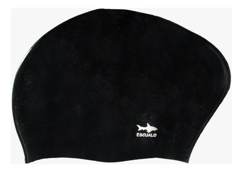 Gorra Natación Modelo Lady Cap Negro - Escualo Cabello Largo Diseño De La Tela Liso Talla Unitalla