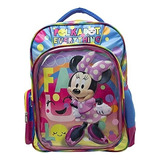 Mochila Grande Escolar Primaria Minnie Mouse Ruz Disney Mimi