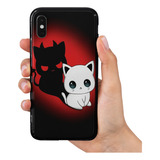 Funda Para Huawei En Todos Los Modelos Demon Cat.